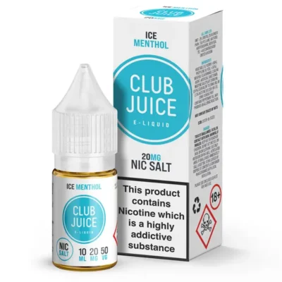 Ice Menthol | 10ml | Club Juice Salt E-Liquid