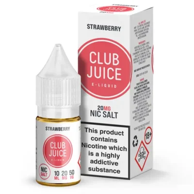 Strawberry | 10ml | Club Juice | Salt E-Liquid