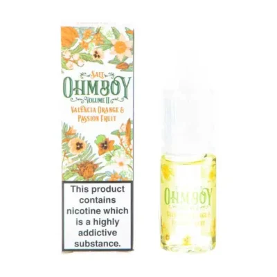 Valencia-Orange-and-Passion-Fruit-Nic-Salt-E-Liquid-by-Ohm-Boy