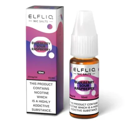 elfliq_nic_salts_10ml_blueberry_sour_raspberry_20mg