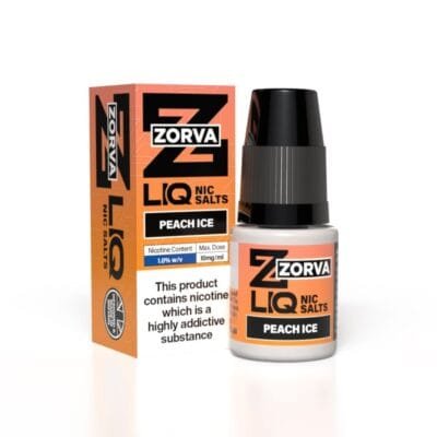 Peach Ice | 10ml Salt | Zorva Liq